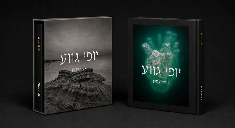 הדמיית הספר יופי גווע והמארז