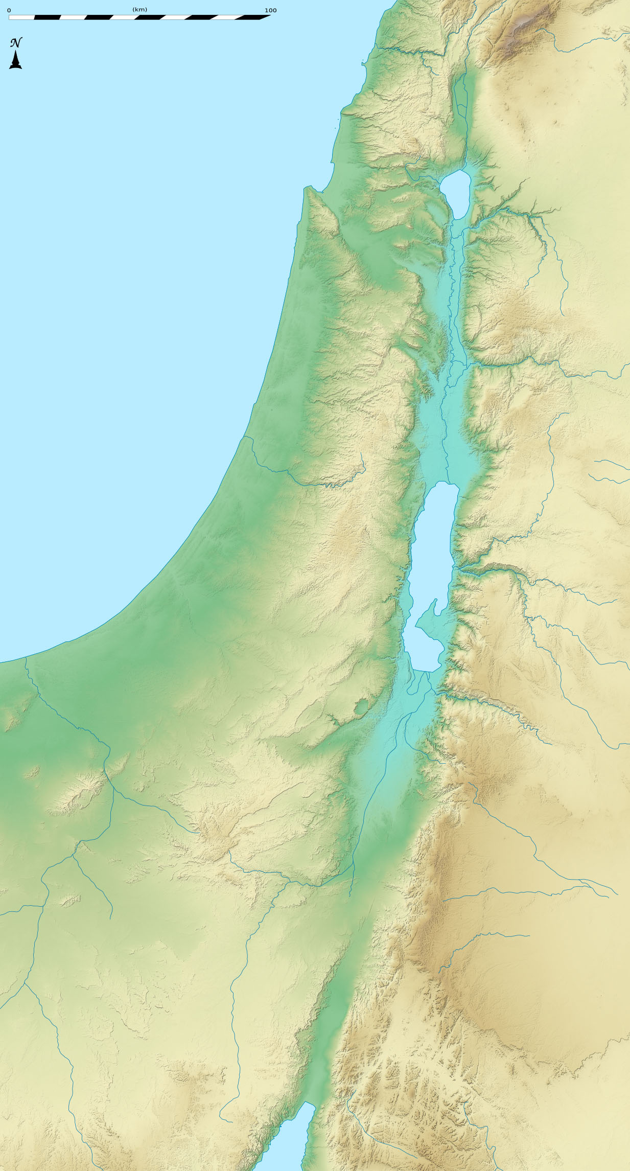 מפת ים המלח