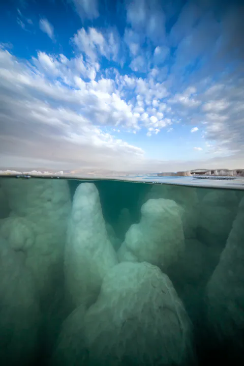 Dying Beauty — Dead Sea 2021-2022, photograph by Asaf Amran