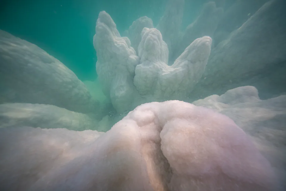 Dying Beauty — Dead Sea 2021-2022, photograph by Asaf Amran