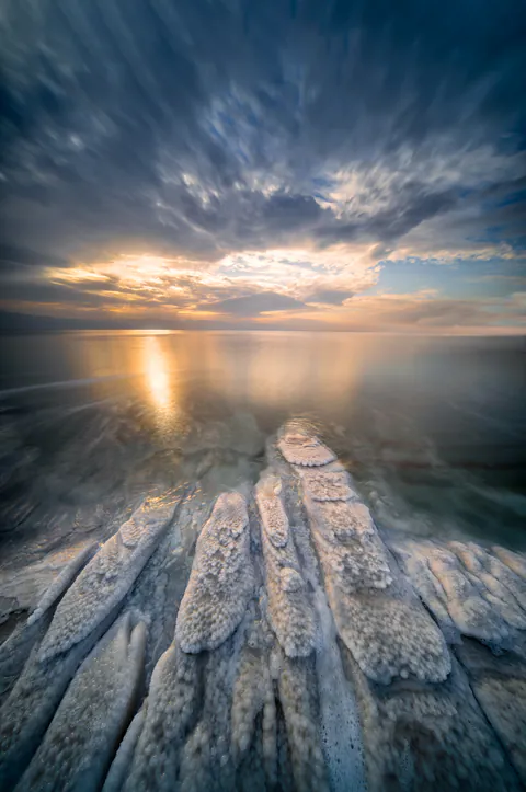 Dying Beauty — Dead Sea 2021-2022, photograph by Asaf Amran