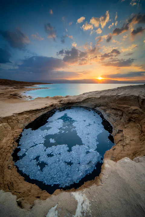 Dying Beauty — Dead Sea 2021-2022, photograph by Asaf Amran