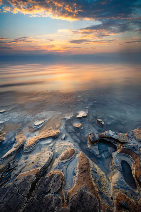 Dying Beauty — Dead Sea 2021-2022, photograph by Asaf Amran