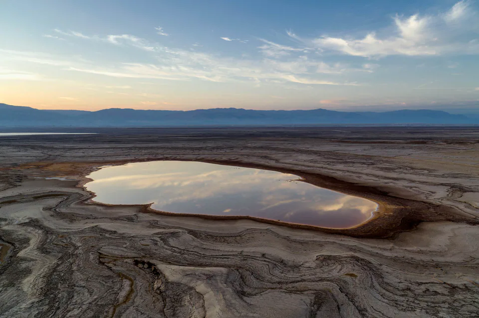 Dying Beauty — Dead Sea 2021-2022, photograph by Asaf Amran