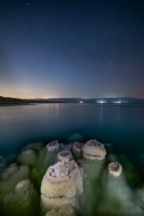 Dying Beauty — Dead Sea 2021-2022, photograph by Asaf Amran