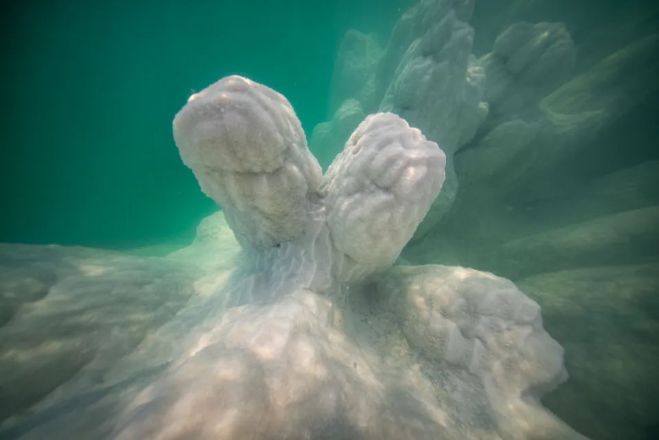Dying Beauty — Dead Sea 2021-2022, photograph by Asaf Amran