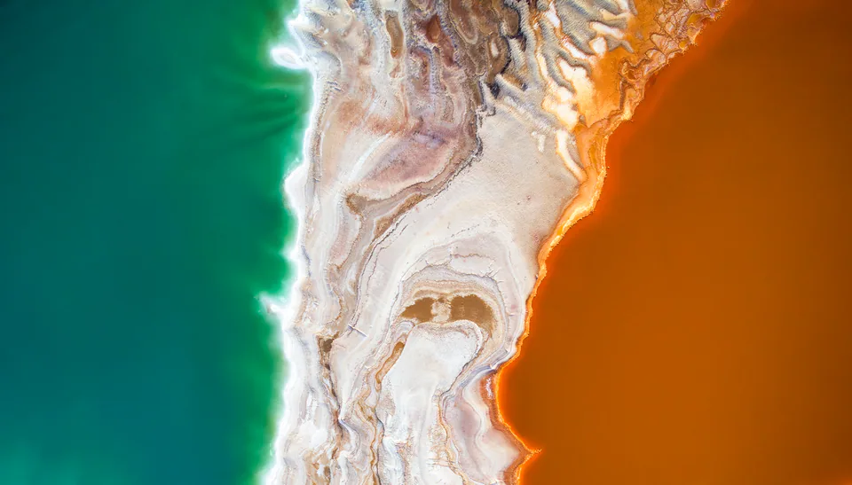 Dying Beauty — Dead Sea 2021-2022, photograph by Asaf Amran