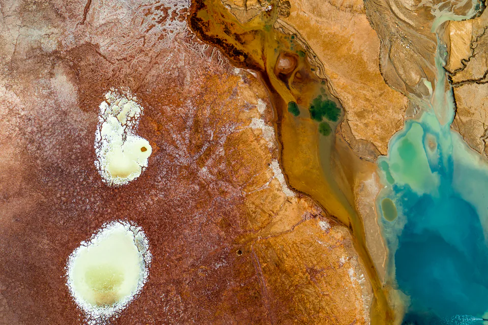Dying Beauty — Dead Sea 2021-2022, photograph by Asaf Amran