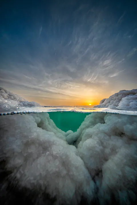 Dying Beauty — Dead Sea 2021-2022, photograph by Asaf Amran